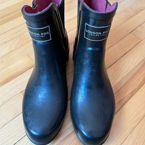 London Fog Black Men's Rain Boots